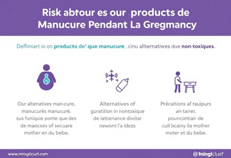 Faire ses ongles enceinte - Est-ce risqué ?