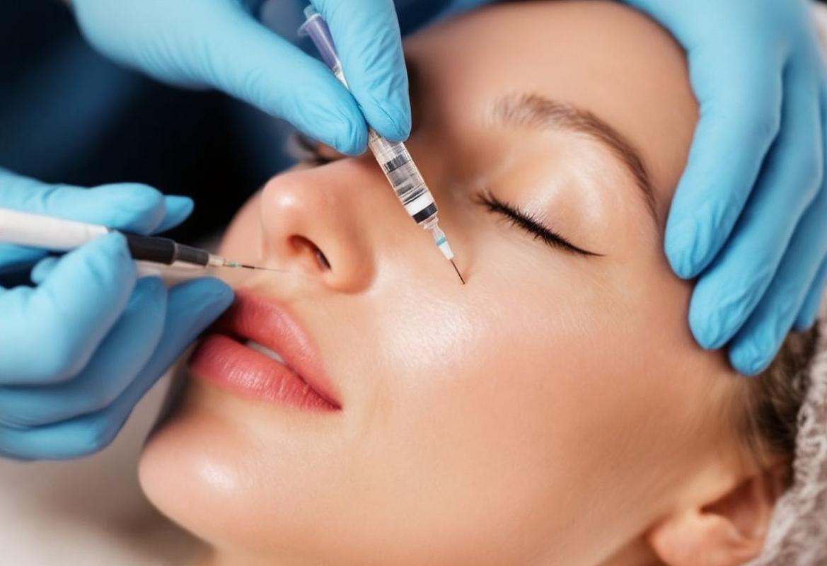 Prix et résultats des injections d'acide hyaluronique (240 € par seringue de 1 mL pour rides, pour joues et pommettes, 360 € par seringue de 1 mL)