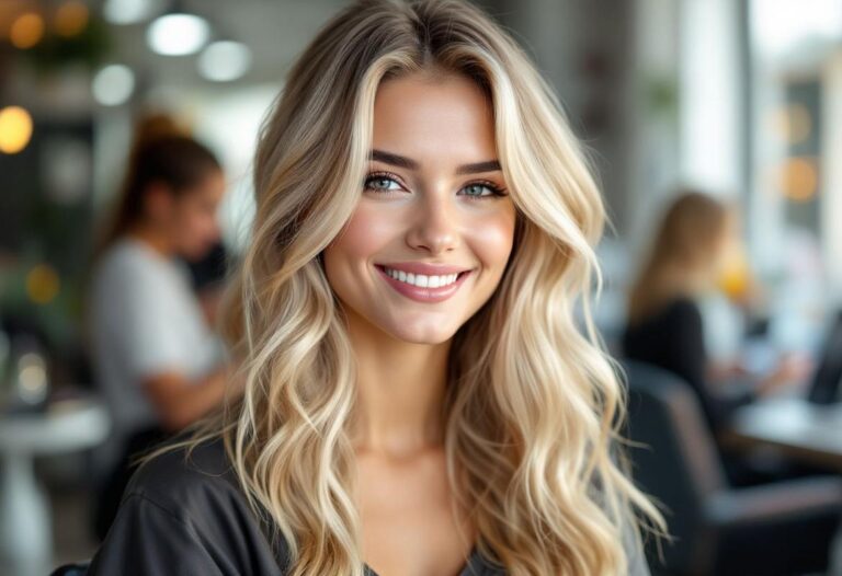 Quelle couleur de mèches sur cheveux blond ?