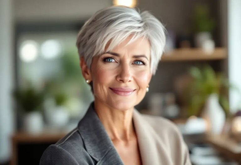 Coupe de cheveux court femme 60 ans : les tendances à suivre