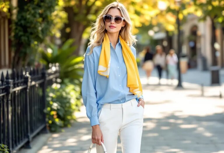 Quelle couleur va bien avec le bleu vêtement ?