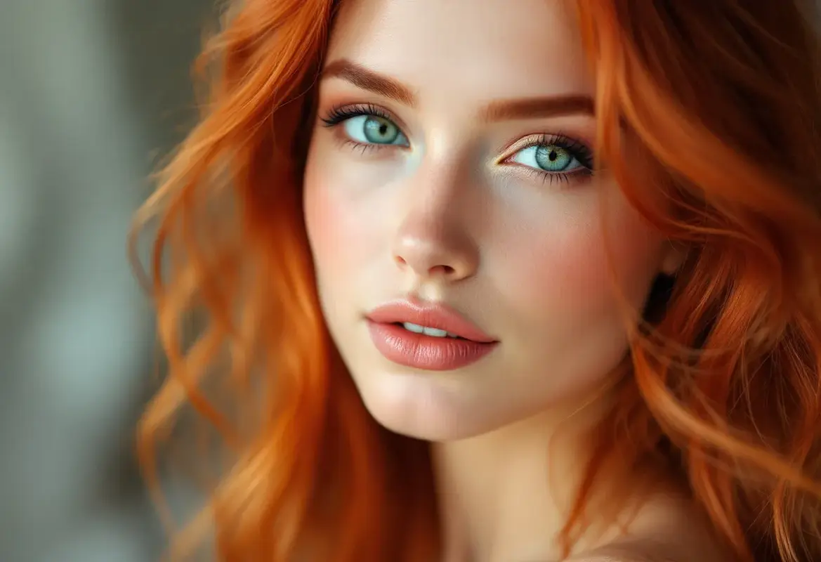 Maquillage pour les rousses aux yeux verts : nos conseils